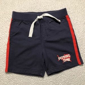 Navy “Feeding Time” Shorts